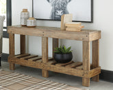 Tampa Furniture Outlet Lutz - Ashley Furniture - Susandeer Sofa/Console Table - Console Sofa Table / Brown - A4000219